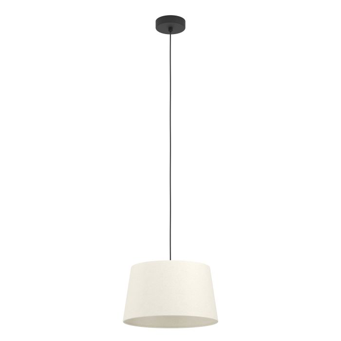 Pakabinamas šviestuvas EGLO FEBRES, 1xE27, 60W, juodos/baltos sp., Ø35cm, h110cm