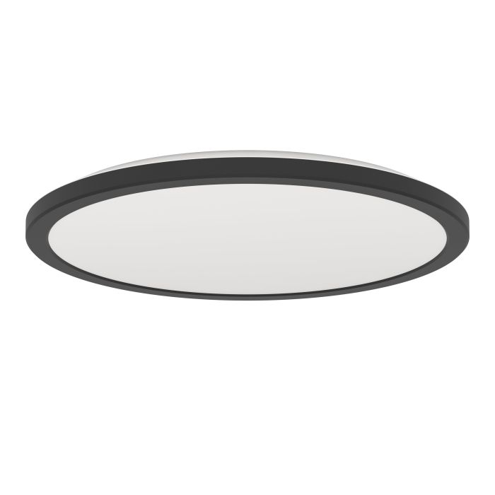 Plafoninis LED šviestuvas EGLO ROVITO-R IP44 20W 2700-6500K 2900lm juodas Ø50cm su pultu