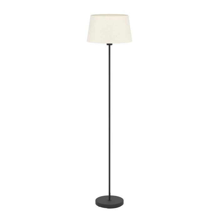 Toršeras EGLO FEBRES, 1xE27, 60W, juodos/baltos sp., Ø35cm, h153cm