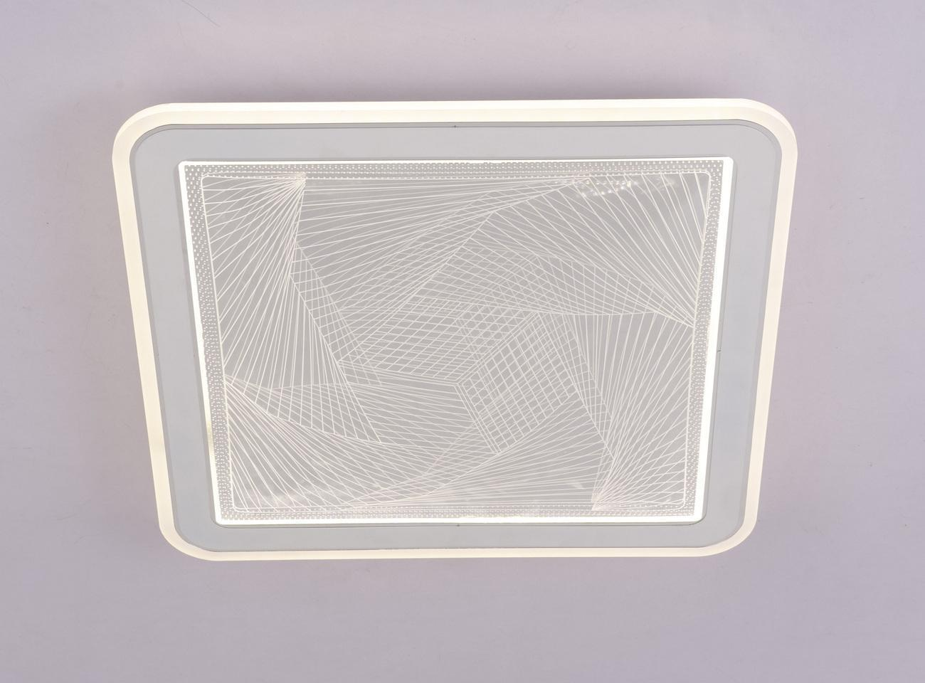 Lubinis LED šviestuvas BALTIK GAISMA K39341/500, 104W, 3000/6500K 8112 lm, 50 x 50 x 7 cm