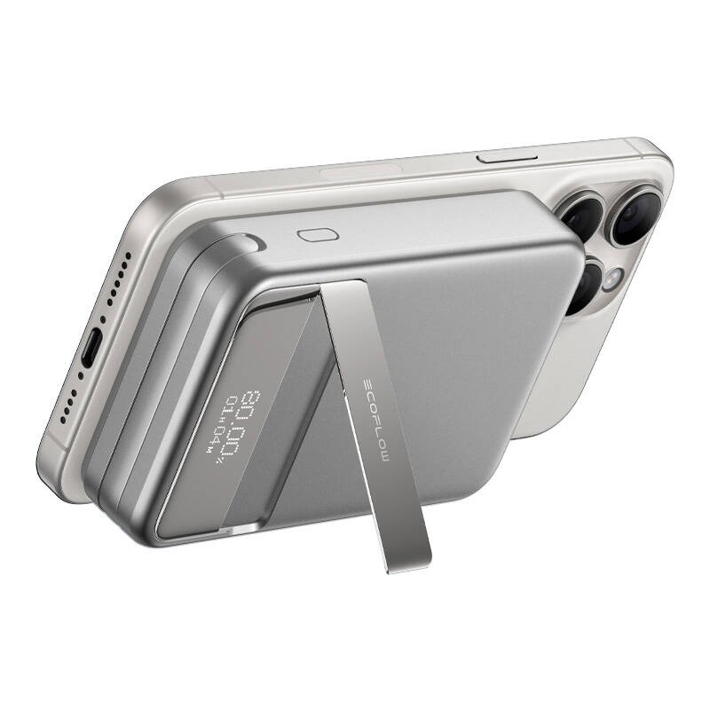 Magnetinis "EcoFlow RAPID" maitinimo blokas, 10000 mAh, (sidabrinis)
