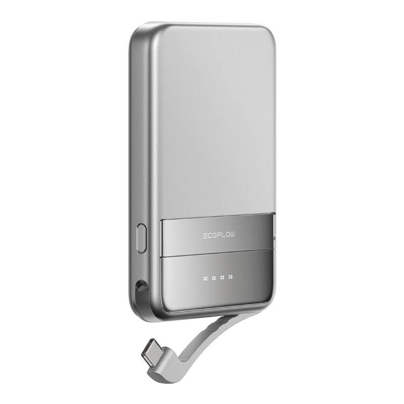 Magnetinis "EcoFlow RAPID" maitinimo blokas, 5000 mAh, (sidabrinis)