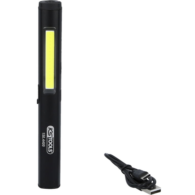 Šviestuvas LED COB su UV-Spot LED ir lazeriniu žymekliu, KS Tools