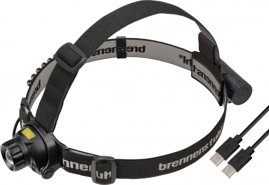 Žibintuvėlis ant galvos LED SL 400 AF USB IP44 400lm LI-ion, Brennenstuhl