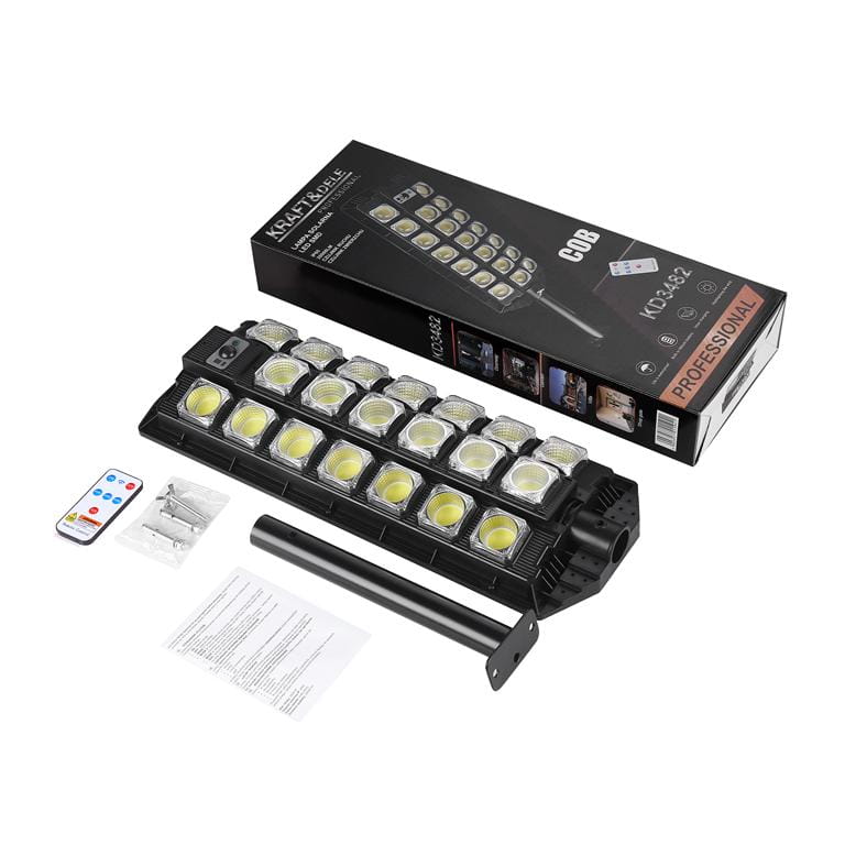Saulės LED lempa su pulteliu KD3482