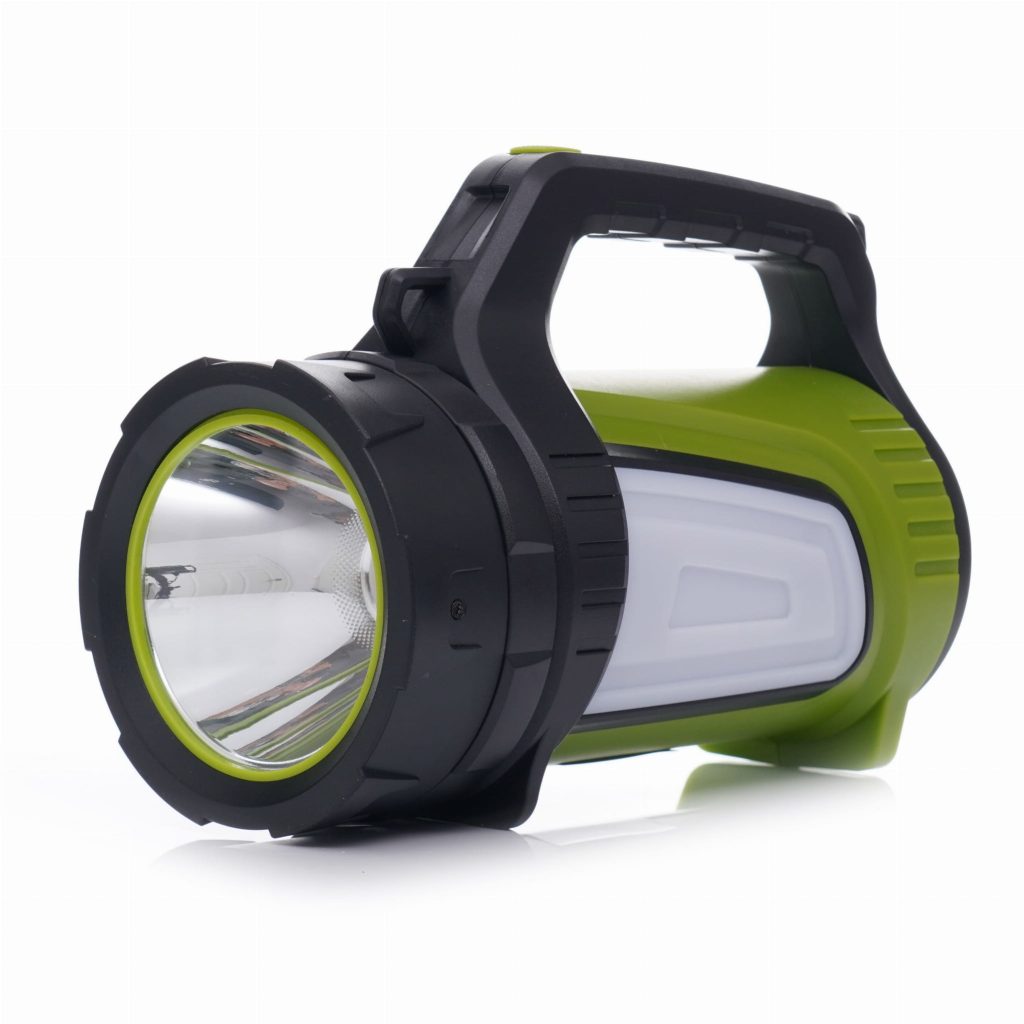 Prožektorius 3,7V įkraunamas LED su šoniniais žibintais KD1243