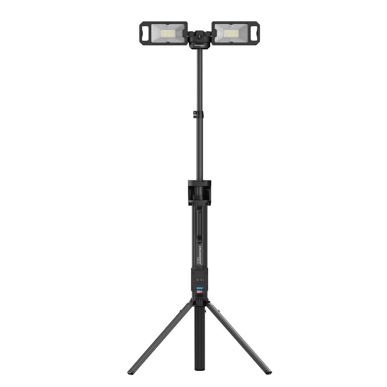 Battery work light TOWER 5 CONNECT with tripod, 5000 lm, car CAS, Scangrip