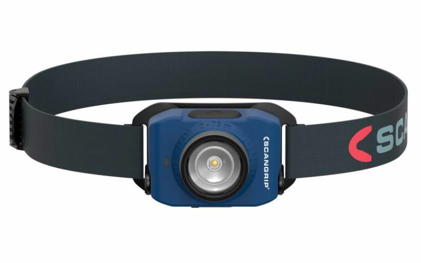 Headlamp rechargeable with 3-step function providing 220 lm, Scangrip