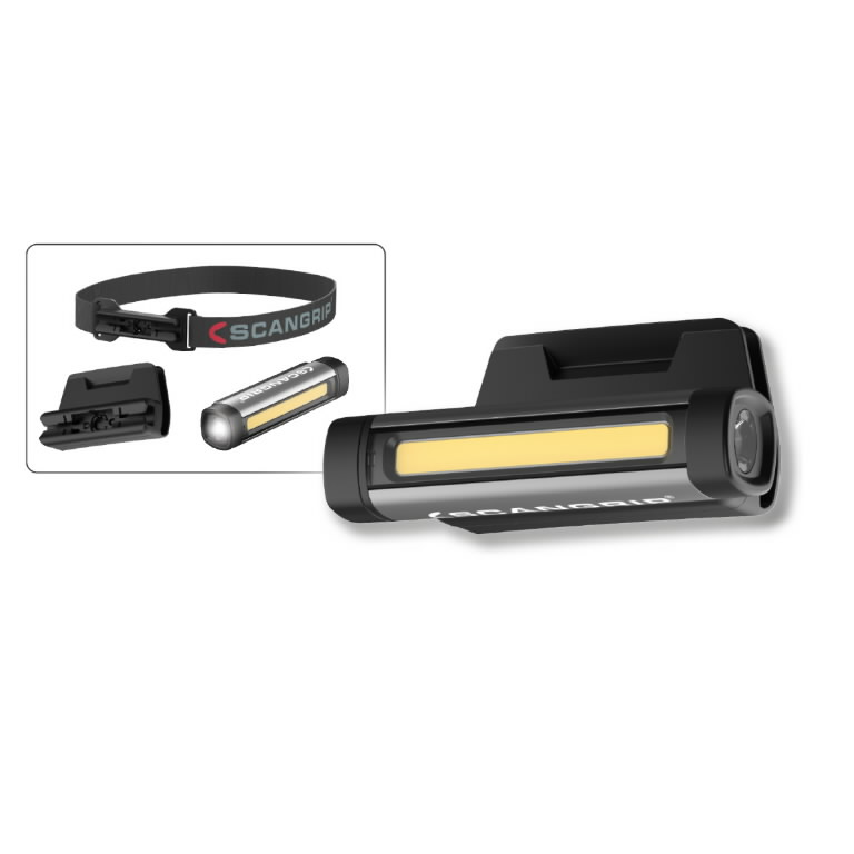 Žibintuvėlis ant galvos FLEX WEAR KIT USB kraunamas 75/150, Scangrip