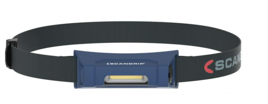 Žibintuvėlis ant galvos LED ZONE 2, USB, IP54, 200lm, Scangrip