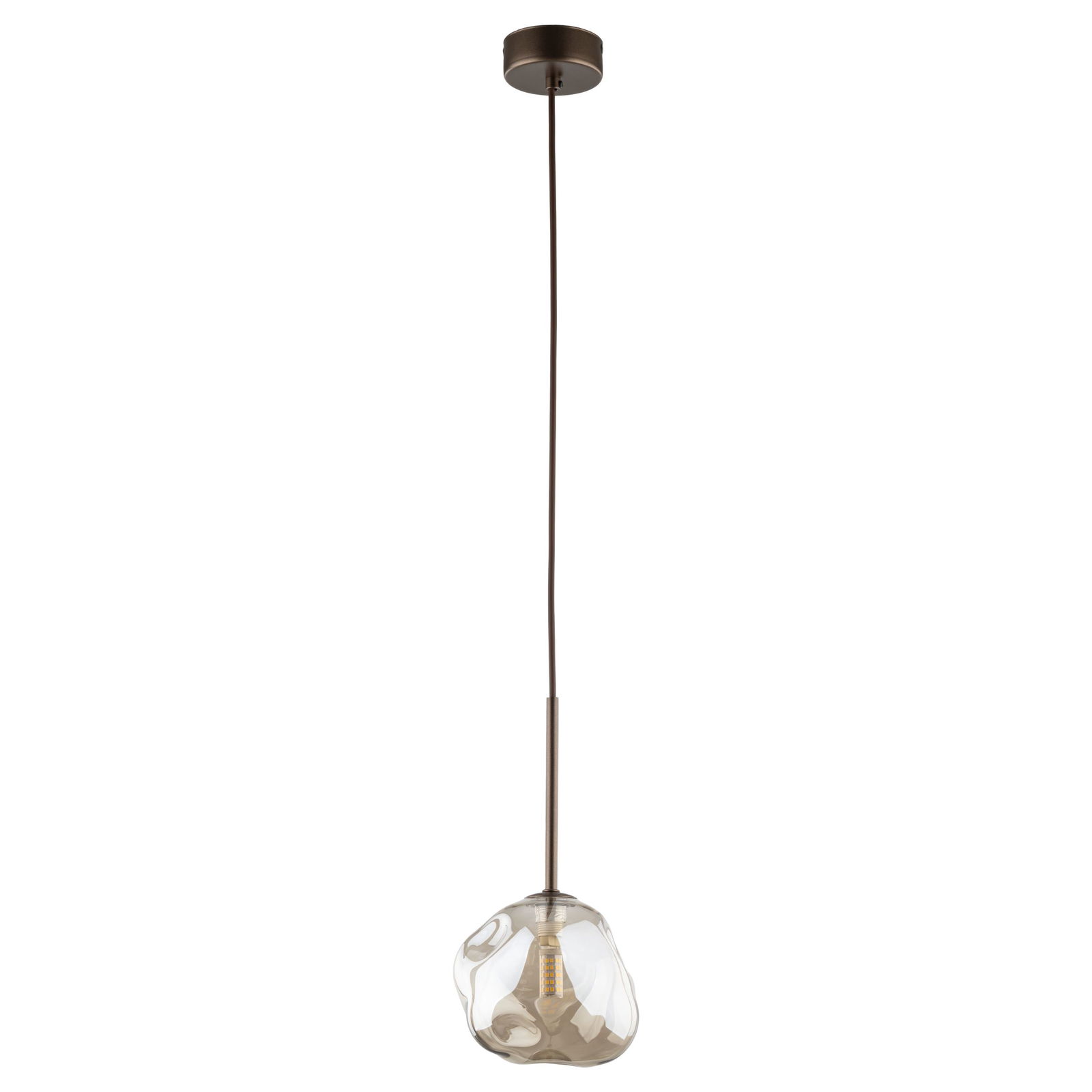 Pakabinamas šviestuvas TK LIGHTING LAVA BROWN, 1 x G9 max 8W