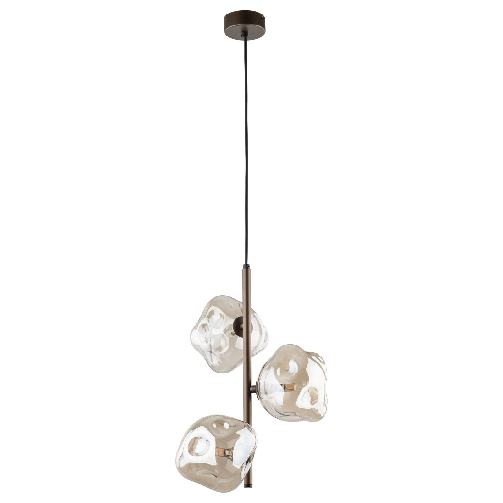 Pakabinamas šviestuvas TK LIGHTING LAVA BROWN, 3 x G9 max 8W