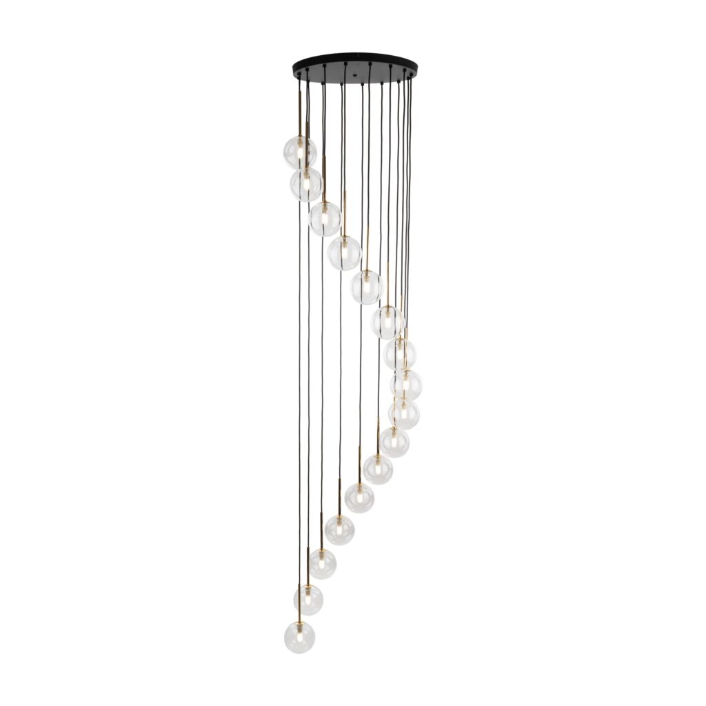 Pakabinamas šviestuvas TK LIGHTING AURORA TRANSPARENT, 16xG9 8W