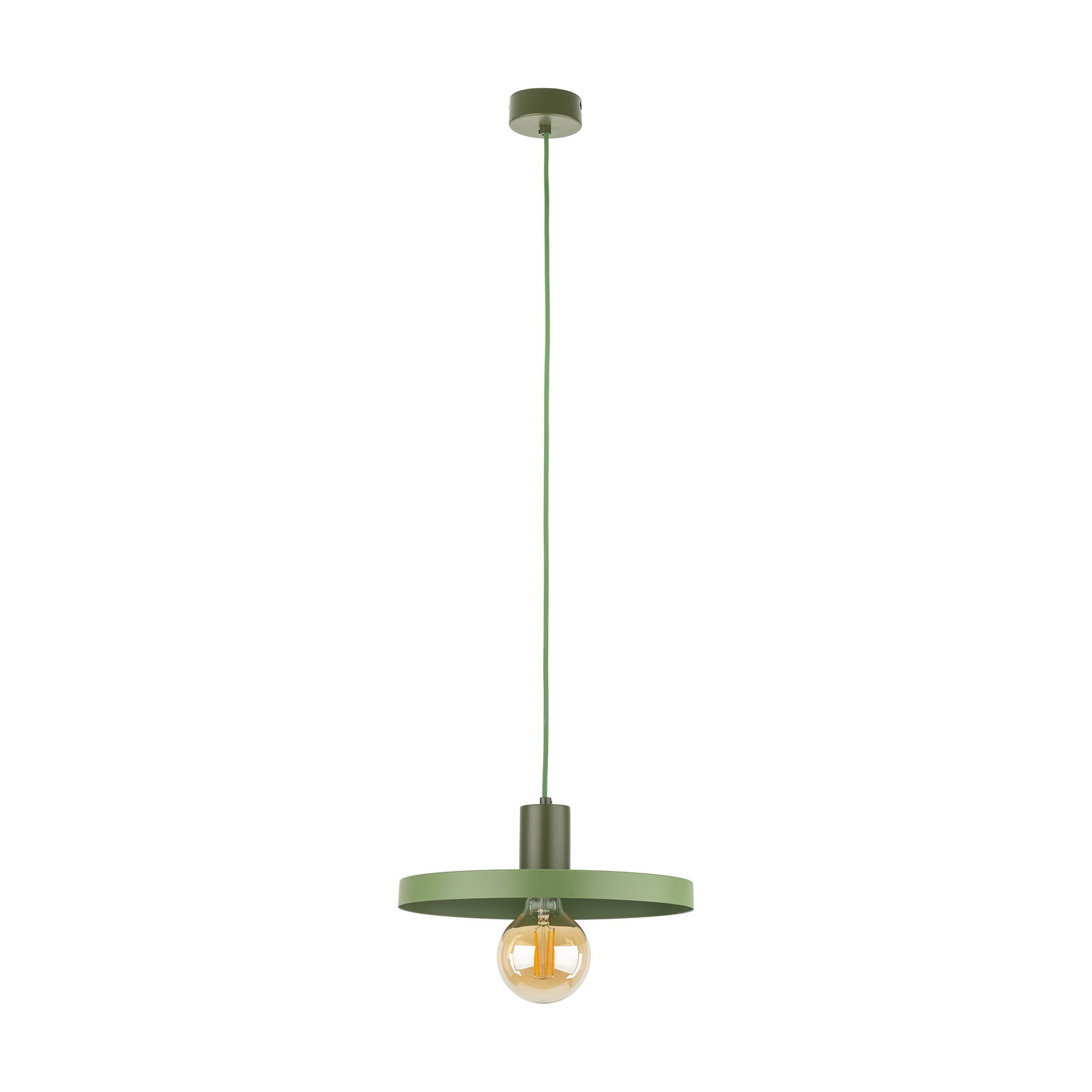 Pakabinamas šviestuvas TK LIGHTING SILA GREEN PEAPOD, 1xE27 15W