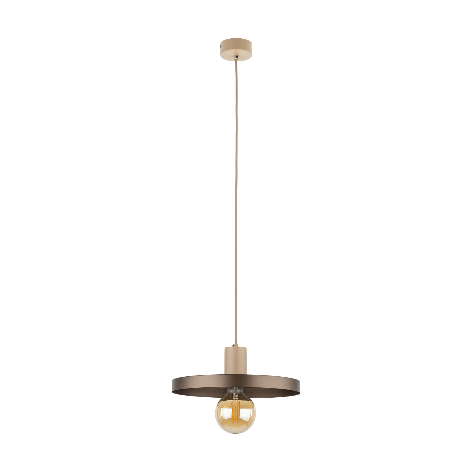 Pakabinamas šviestuvas TK LIGHTING SILA SABIA BROWN, 1xE27 15W