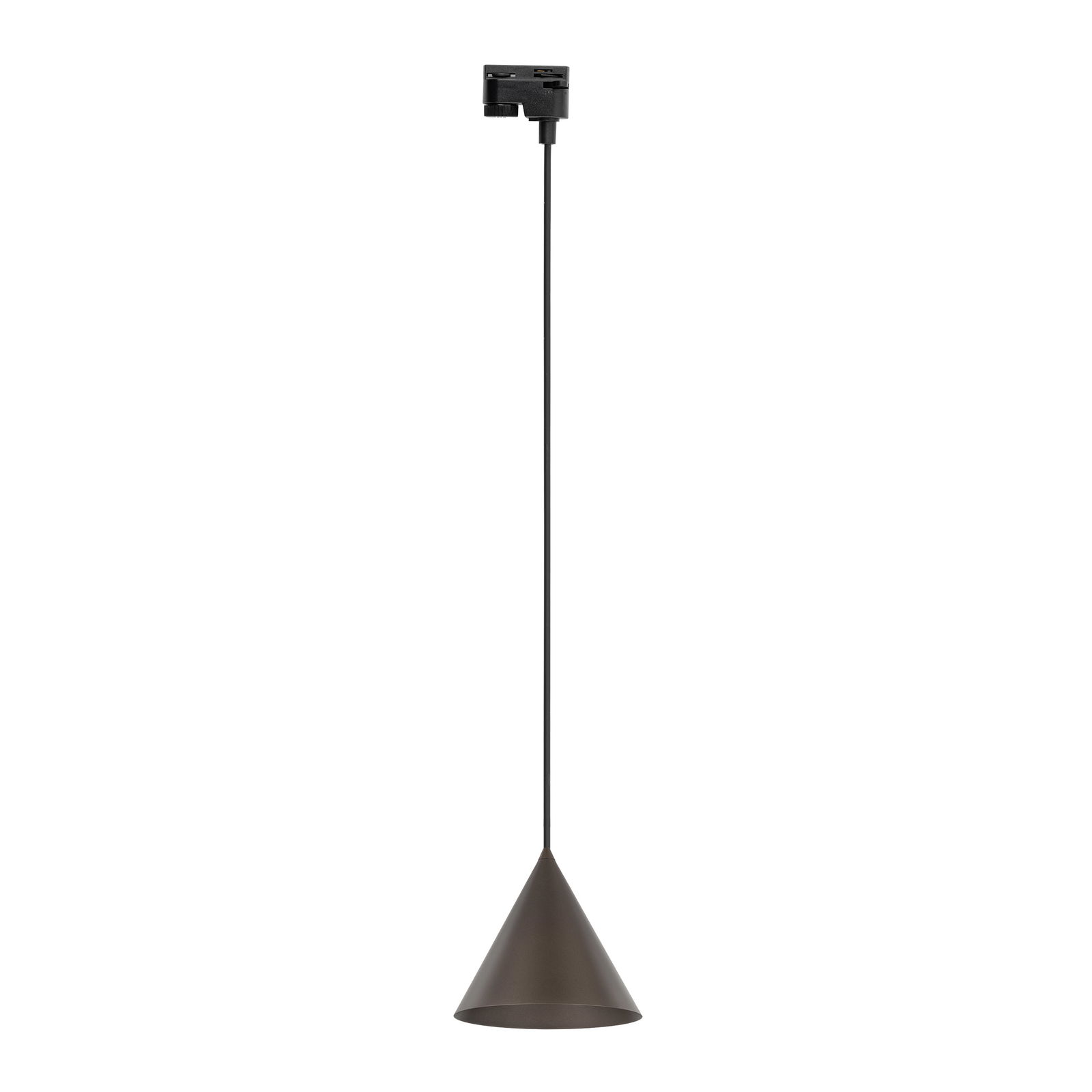 Taškinis šviestuvas TK LIGHTING TRACER CONO BROWN, 1 x E27 max 15W