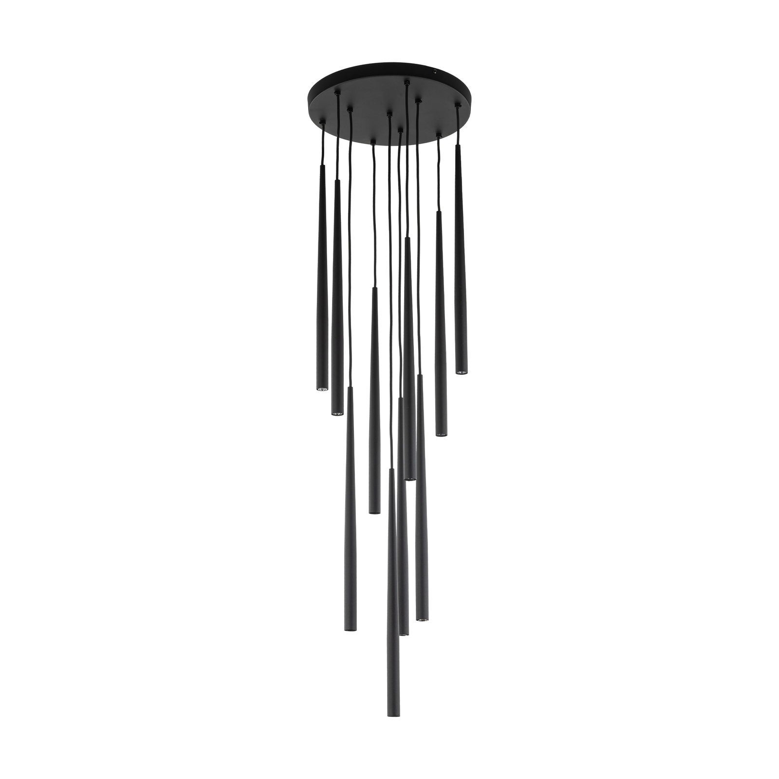 Pakabinamas šviestuvas TK LIGHTING PIANO BLACK, 10xG9 8W