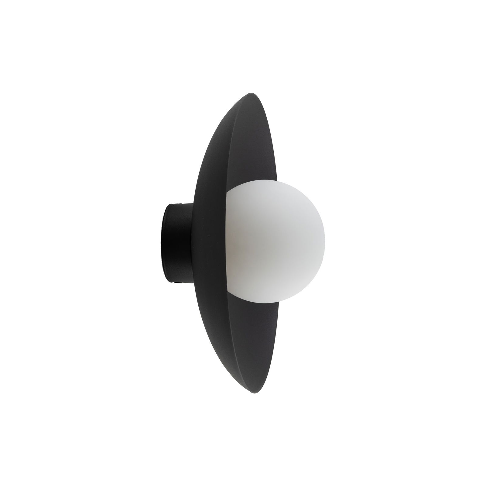 Sieninis šviestuvas TK LIGHTING SLATE BLACK GLASS KINKIET, 1xG9 8W