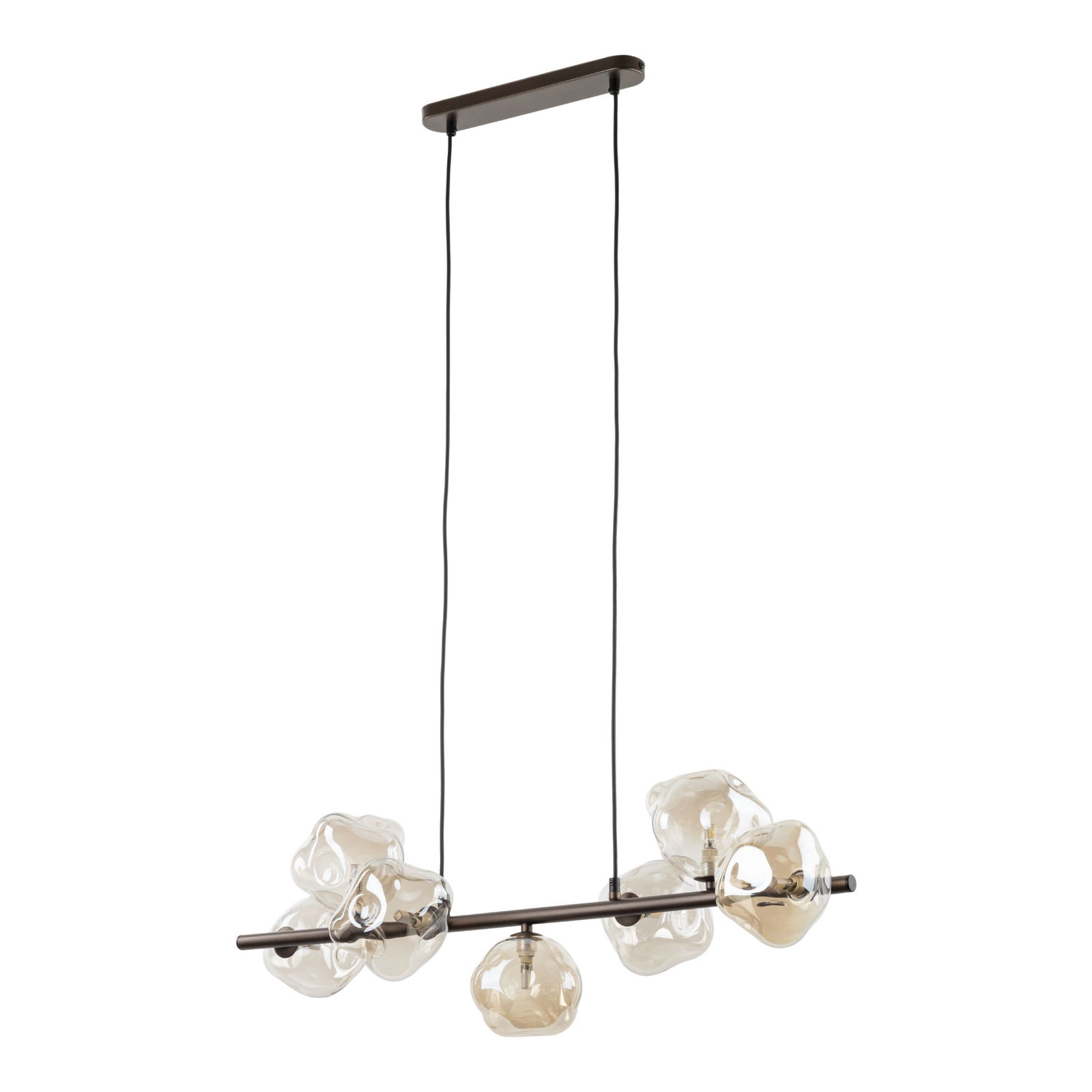 Pakabinamas šviestuvas TK LIGHTING LAVA BROWN, 7 x G9 max 8W
