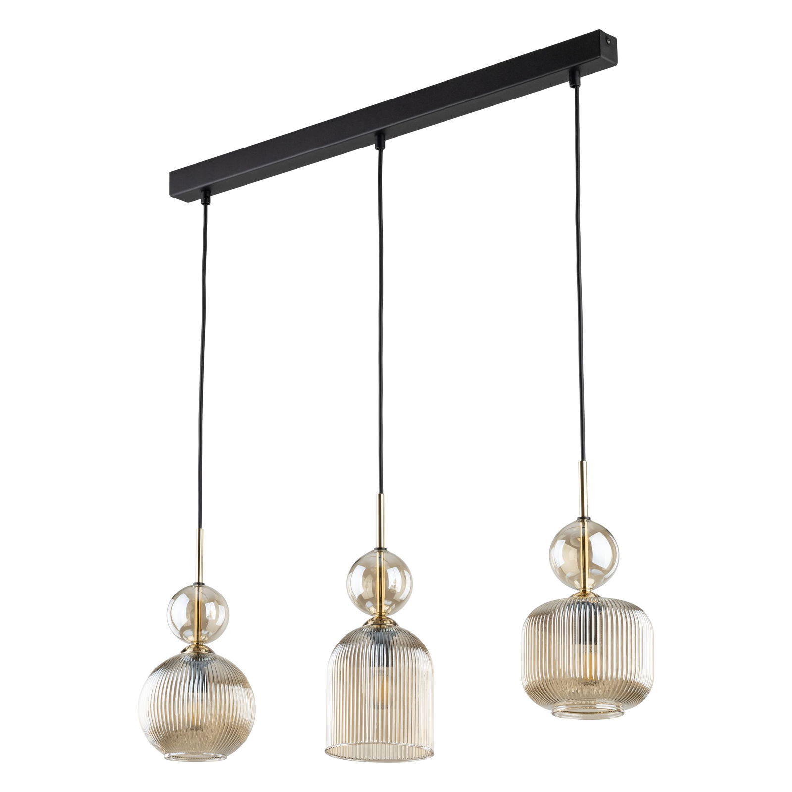 Pakabinamas šviestuvas TK LIGHTING SOPHIA COGNAC, 3 x E14