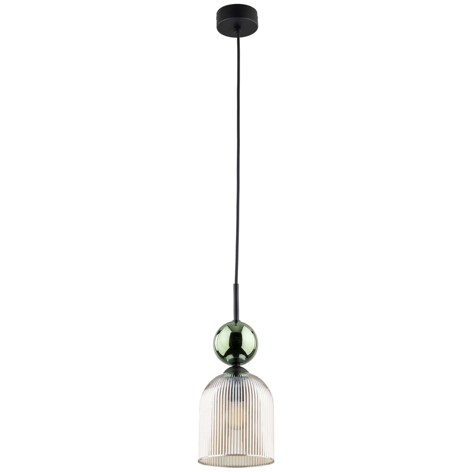 Pakabinamas šviestuvas TK LIGHTING SOPHIA GREEN COGNAC, 1 x E14