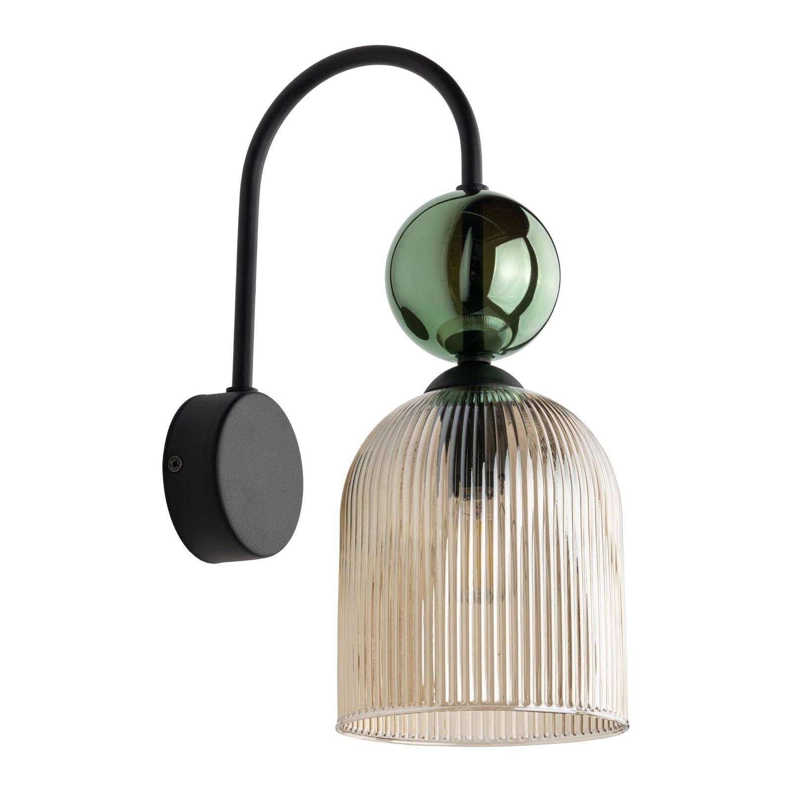 Sieninis šviestuvas TK LIGHTING SOPHIA GREEN COGNAC, 1 x E14