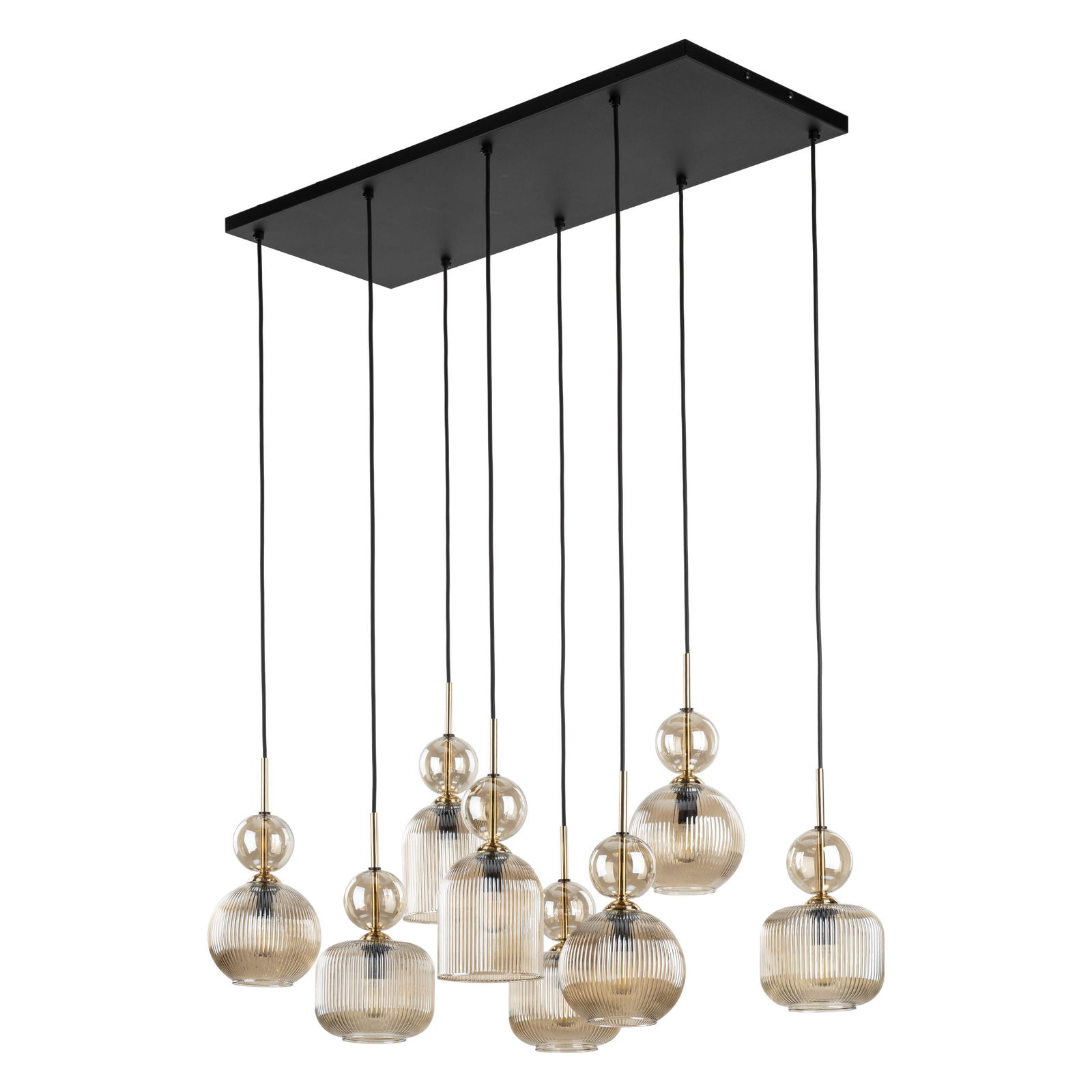 Pakabinamas šviestuvas TK LIGHTING SOPHIA COGNAC, 8 x E14
