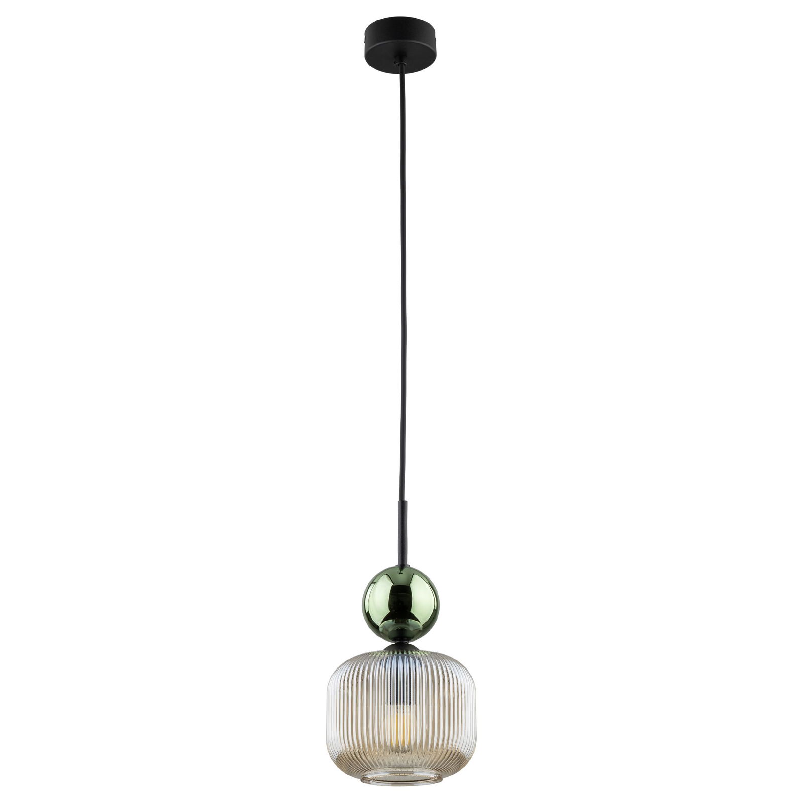 Pakabinamas šviestuvas TK LIGHTING SOPHIA GREEN COGNAC, 1 x E14