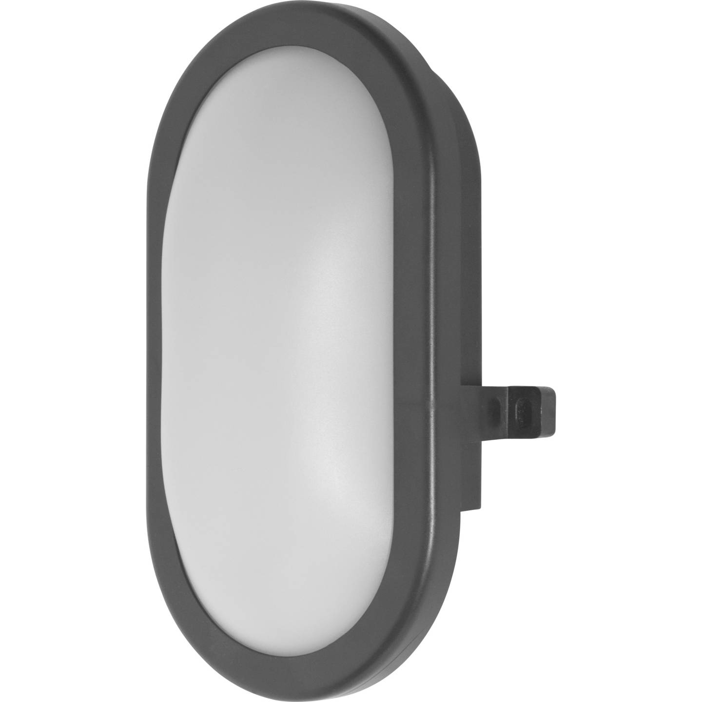 Visuomeninis LED šviestuvas OSRAM BULKHEAD, IP54, 11W, 4000K, 840lm, juodos spalvos