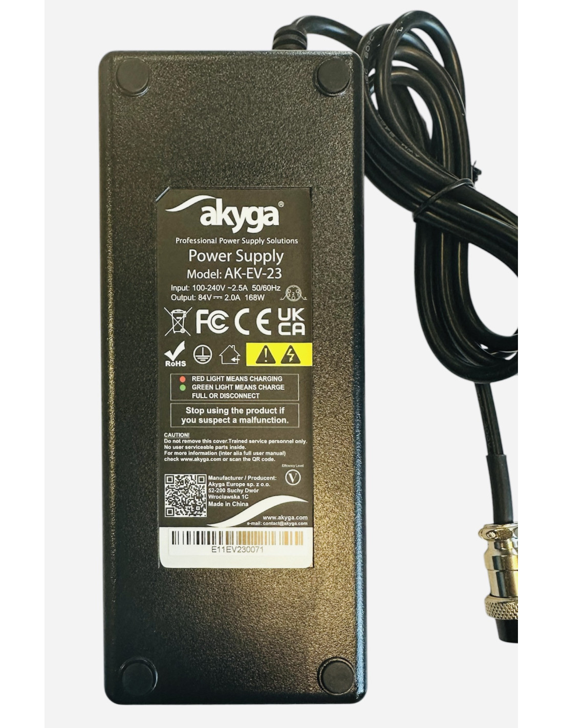 Akyga Li-ion krautuvas 20S cell  84V 2Ah 168W