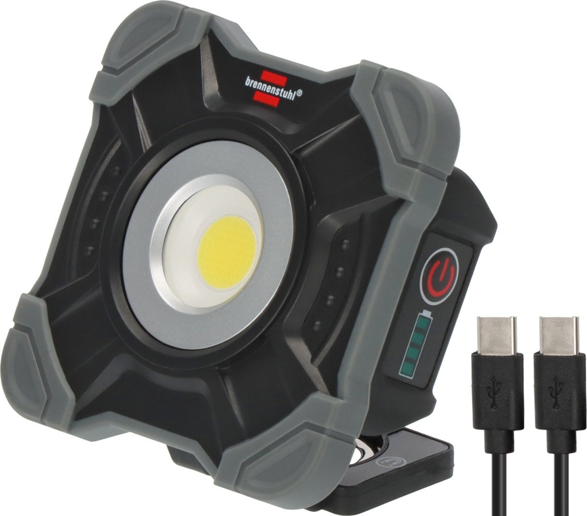 Žibintuvėlis pastatomas Brennenstuhl 1173700009 (1000 lm, USB įkrovimas, IP54, IK07, 6500K)