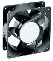 Ventiliatorius 19'' pakabinamai spintai AT-001 (juodas, 220V, 118x118x37 mm, su laidu ir kištuku)