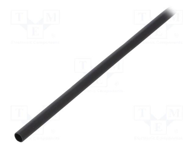 Termovamzdelis su klijais 4/1mm, juodas, 1m