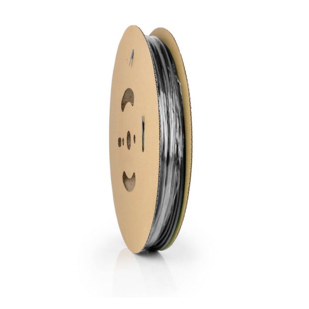 Termovamzdelis su klijais 8/1.65mm, juodas 50m ritė