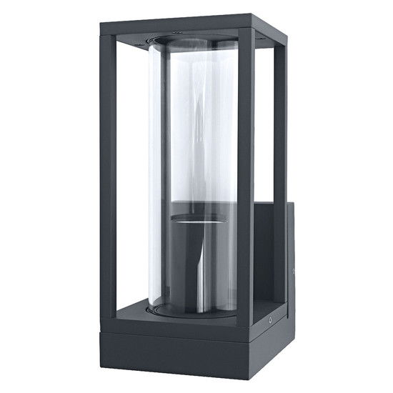 Sieninis lauko šviestuvas OSRAM Endura Frame, IP44, 1xE27, max 60W, pilkos sp., h24,5 cm