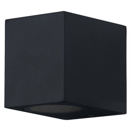 Sieninis lauko šviestuvas OSRAM Endura Square, IP44, GU10, max 35W, juodos sp., h9,2 cm