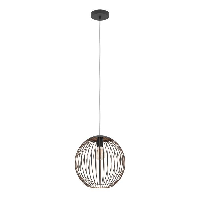 Pakabinamas šviestuvas EGLO ALMANZORA, E27, 1x60W, 33x33x33, juodos sp.