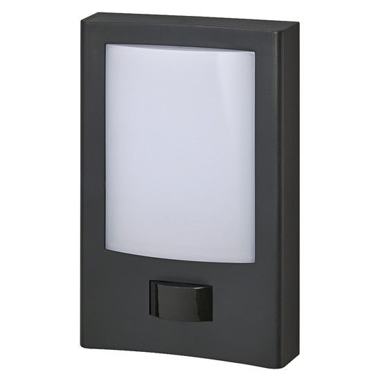 Sieninis LED lauko šviestuvas OSRAM ENDURA ENTRANCE S IP44 3000K 13W1650lm su jud davikliu