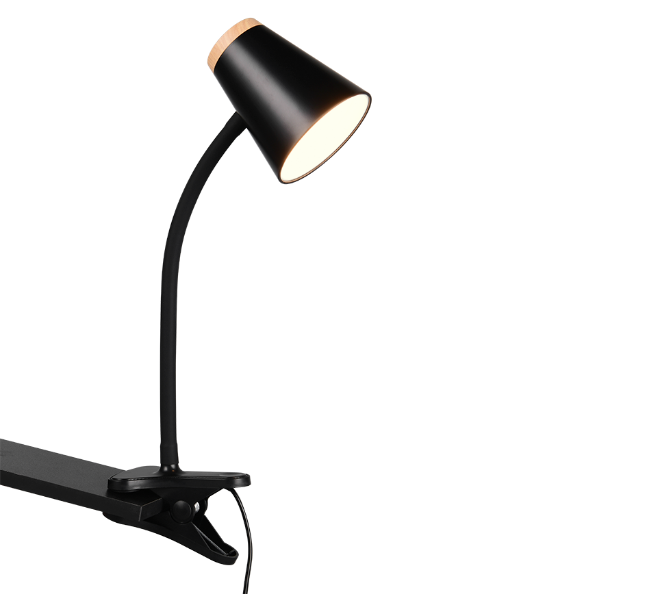 Stalinis LED šviestuvas su gnybtu REALITY PONGO, 4,5W, 3000K, 500lm, juodos sp 33x9,5x32cm