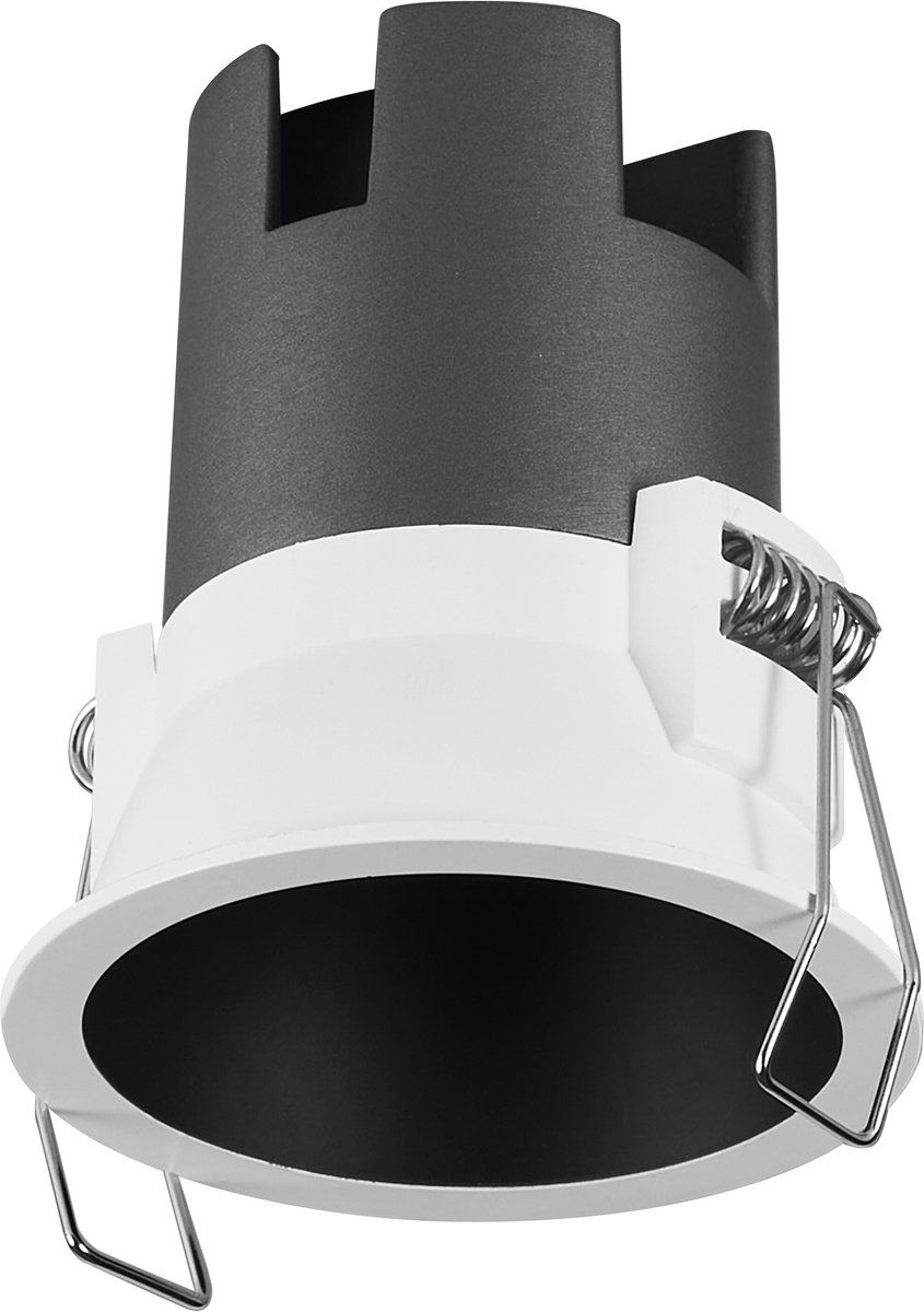 Įleidžiamas LED šviestuvas OSRAM SPOT TWIST, IP20 5W 4000K 400lm, juodos sp., ø7cm