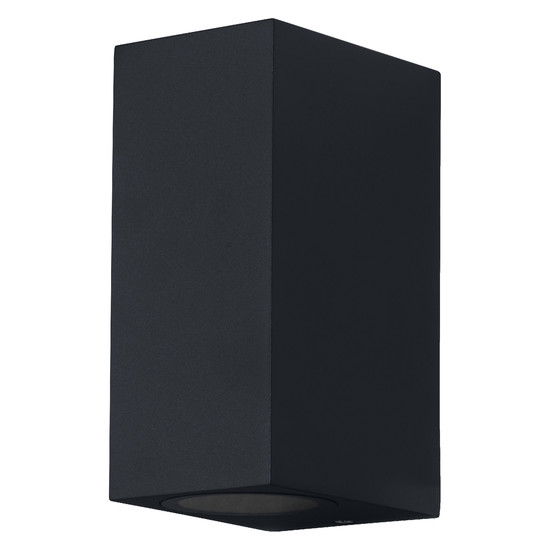 Sieninis lauko šviestuvas OSRAM Endura Square, IP44, GU10, max 2 x 35W, juodos sp., h9,2cm