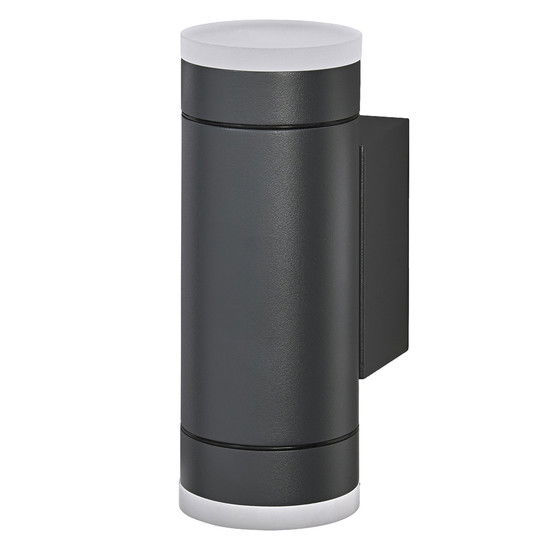 Sieninis lauko šviestuvas OSRAM ENDURA IVE, IP65, GU10 max 2x7W, tamsiai pilkos sp h17,6cm
