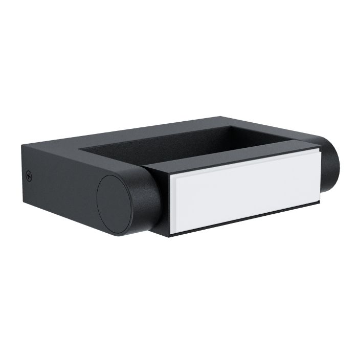 Sieninis LED lauko šviestuvas EGLO BRIANZA, IP44, 4,8W 550lm, 3000K, juodos sp 5,5x15x21cm
