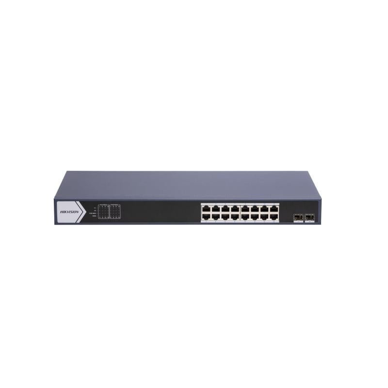 Hikvision 18 prievadų 16 PoE prievadų komutatorius DS-3E0518P-E/M(B)