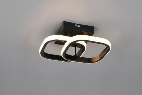 Lubinis LED šviestuvas REALITY KASIA ,7W, 3000K, 800lm, juodos sp. 10,5x24x24cm