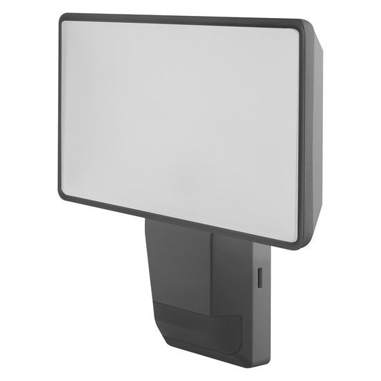 LED prožektorius OSRAM ENDURA PRO, IP55, 4000K, 27W, 3000lm, su judesio davikliu pilkos sp
