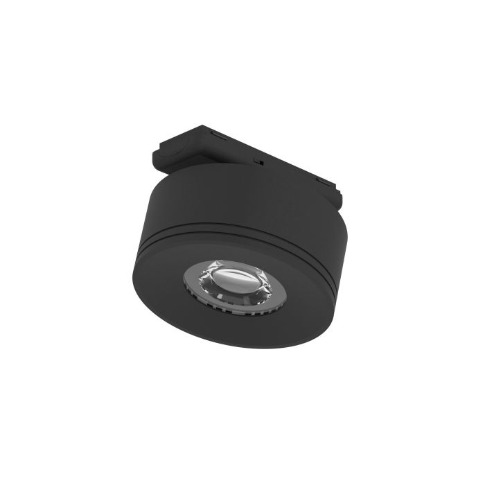 Taškinis bėgelių LED šviestuvas EGLO TPLUS, 6,6W 2700-6500K 980lm DIM juodas Ø9,5x7cm