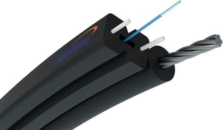 1 skaidulos vienmodis optinis kabelis FiberHome Micro EX.17344 (FTTH, G.657.A1, LSZH, 5.2mm, 600N)
