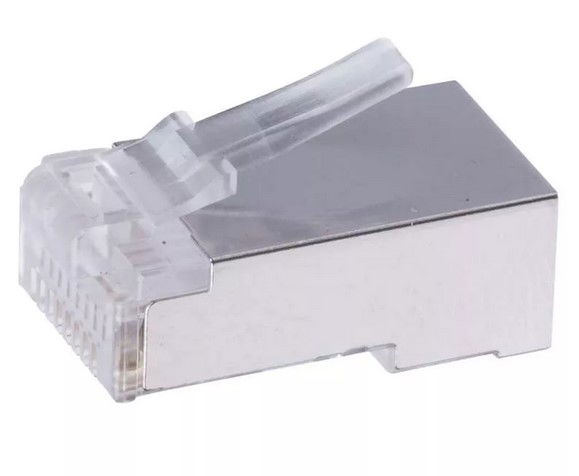 RJ45 jungtis FTP kabeliui CAT5E, 20 vnt.