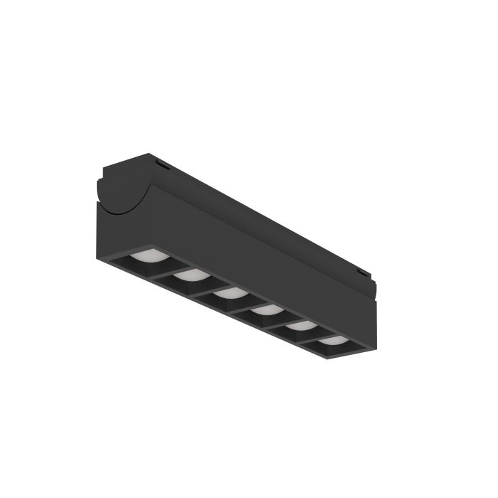 LED bėgelių šviestuvas EGLO TPLUS, 6,6W 2700-6500K 980lm DIM juodas 5x18,5x4cm